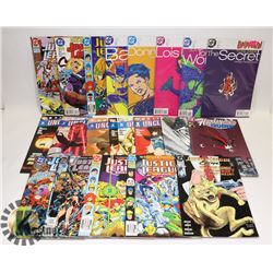 LOT OF 20 ASSORTED DC COMICS.