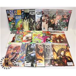 LOT OF 20 ASSORTED MARVEL COMICS.