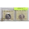 Image 1 : LOT OF 2 CANADA 1962 50 CENT COINS GRADED BY ICCS