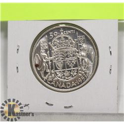 1953 CANADA SILVER 50 CENT COIN