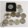 Image 1 : LOT OF 11 VARIOUS WORLD COMMEMORATIVE 1 CROWN