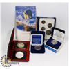 Image 1 : LOT OF SILVER CANADA DOLLAR, PROOF AND WORLD SETS