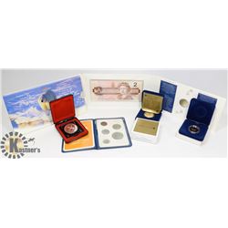 LOT OF SILVER CANADA DOLLAR, PROOF AND WORLD SETS