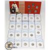 Image 1 : LOT OF ASSORTED NNC CERTIFIED SILVER COINS FROM