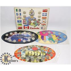 LOT OF VARIOUS CANADA COIN AND BANK NOTE SETS
