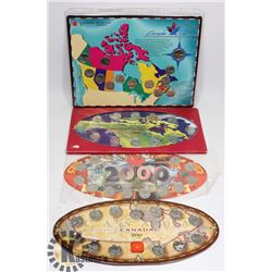 LOT OF VARIOUS CANADA COIN AND BANK NOTE SETS