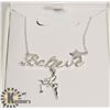 Image 1 : TINKERBELL .925 SILVER BELIEVE NECKLACE
