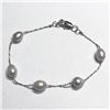 Image 1 : SILVER FRESHWATER PEARL BRACELET