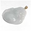 Image 2 : 14K  JADEITE BUDDHA PENDANT