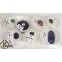 90 CARATS OF GENUINE RUBY, EMERALD, SAPPHIRE &