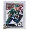Image 1 : CHARLIE COYLE MINNESOTA WILD SIGNED CARD.