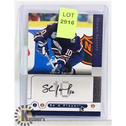 SHAWN HORCOFF EDMONTON OILERS SIGNED BAP CARD