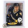 Image 1 : RON FRANCIS PITTSBURGH PENGUINS SIGNED CARD.