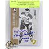 Image 1 : HARRY HOWELL IN THE GAME AUTOGRAPHED HOCKEY CARD.