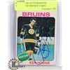 Image 1 : KEN HODGE AUTOGRAPHED O-PEE-CHEE HOCKEY CARD