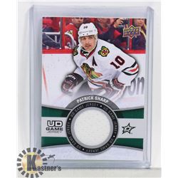 PATRICK SHARP UD GAME JERSEY CARD 15-16