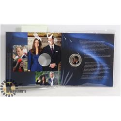 CANADA 2011 COLORIZED 25 CENT COMMEMORATIVE COIN