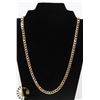 Image 1 : NEW GOLD PLATED 24" CHAIN STYLE 1