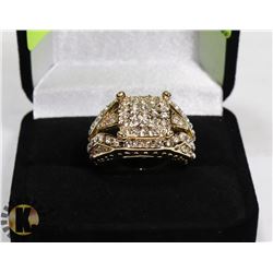 NEW GOLD PLATED RING SZ 7