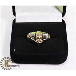 NEW GOLD PLATED RING SZ 7