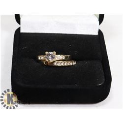 NEW GOLD PLATED RING SZ 7