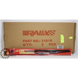 CASE OF 5 NEW 19" VISION TEC  WIPER BLADES