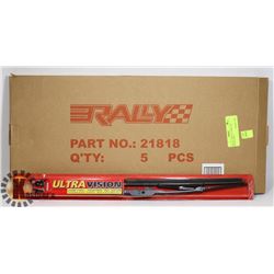 CASE OF 5 NEW 18" VISION TEC  WIPER BLADES