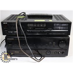 AKAI STEREO SYSTEM W/ VSX-454