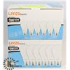 Image 1 : LOT OF 12 NEW LED LIGHT BULBS - 3000K