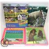 Image 1 : BUNDLE OF 4 NEW SEALED PUZZLES