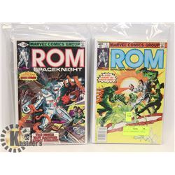 LOT OF 17 ROM MARVEL COMICS.