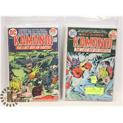 LOT OF 18 KAMANDI DC COMICS.