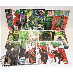LOT OF 17 GREEN HORNET COMICS.