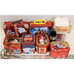 BOX OF COKE COLLECTIBLES