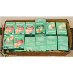 LOT OF HIGH BOEON SILICON CRYSTAL GLASS BOTTLES.