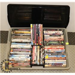 BIN OF DVD'S
