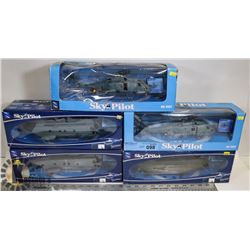 BOX OF SKYPILOTS-5 HELICOPTERS