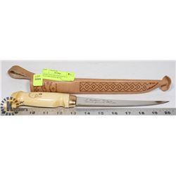J.MARTTINI FINLAND RAPALA FILLETING KNIFE WITH