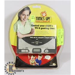 NEW "TIMES UP" AUTOMATIC TV & VIDEO GAME TIMER