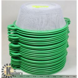 LOT OF SIFTING BINS.