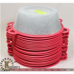 LOT OF SIFTING BINS.