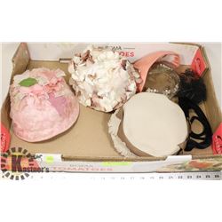 ANTIQUE LADIES HATS, ETC.