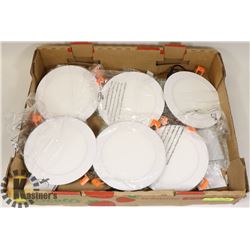 LOT OF TIAGO LED RECESSED LIGHTS 6" TYPE IC