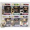 Image 1 : LOT OF 6 ASSORTED FUNKO POP VINYL FIGURES.