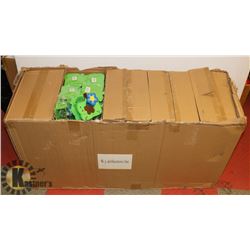 LOT OF WOOD PENCIL HOLDERS W/ MIRROR.