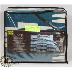 NATE BERKUS 3PC DUVET COVERS KING SIZE