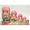 Image 1 : RUSSIAN 5PC MATRYOSHKA NESTING DOLLS SET.