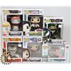 Image 1 : LOT OF 6 ASSORTED FUNKO POP VINYL FIGURES.