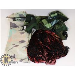 LOT OF 3 SCARVES, ONE CELTIC SILK FROM IRELAND