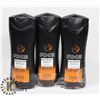 Image 1 : 3 PACK AXE DARK TEMPTATION BODY WASH 473ML BOTTLES